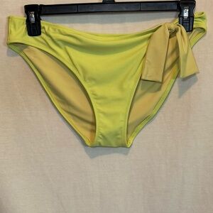 AA-23 Aerie NWT Green Single side tie Bikini Bottom Swim Wear‎ Size XL